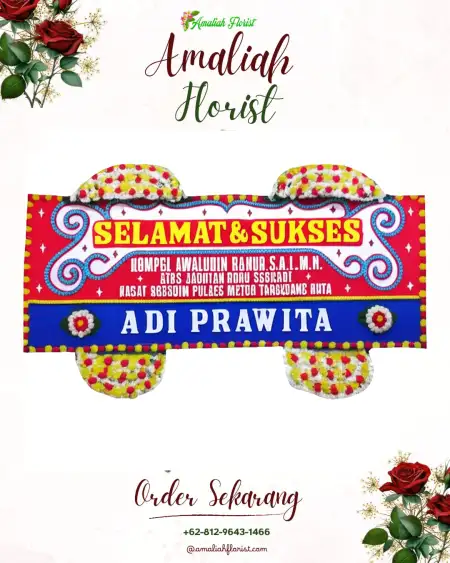 Papan Bunga Ucapan Selamat Dimoro